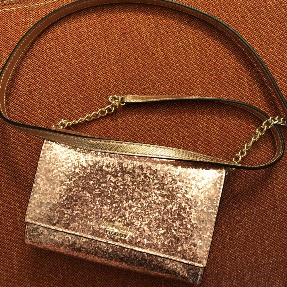 Kate spade glitter crossbody